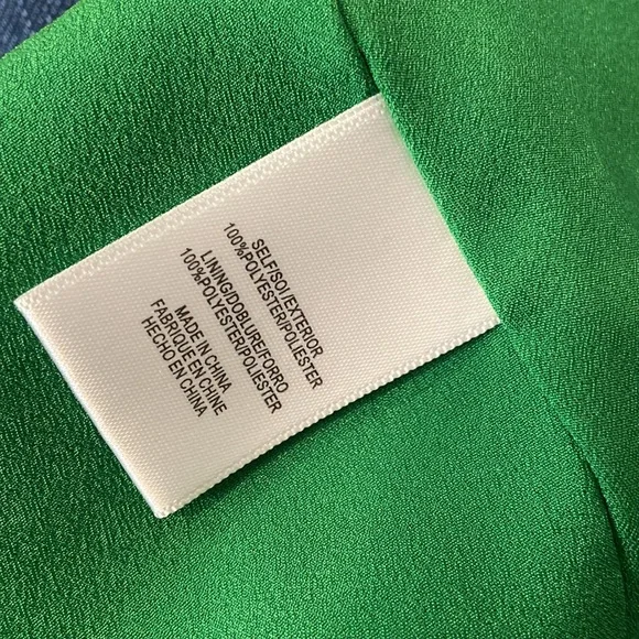 Wayf Green Floral Wraparound Dainty Ruffled Blouse - Picture 8 of 8